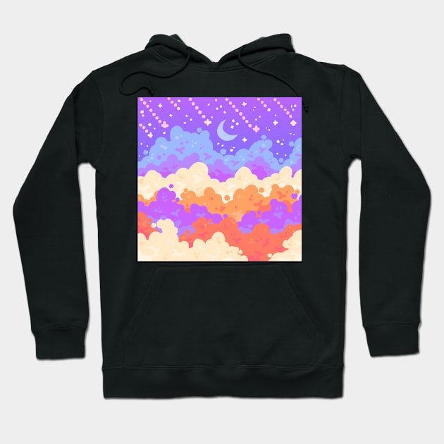 Shooting Stars Hoodie by lindepet